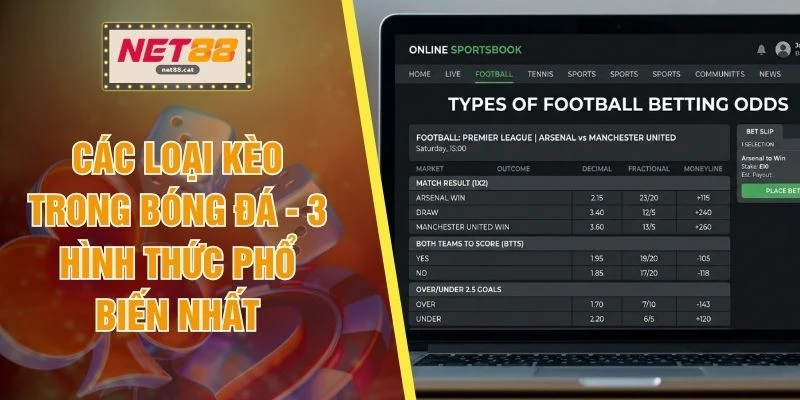 Các Loại Kèo Trong Bóng Đá - 3 Hình Thức Phổ Biến Nhất 1 Các Loại Kèo Trong Bóng Đá - 3 Hình Thức Phổ Biến Nhất